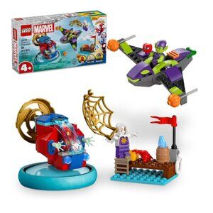 LEGO Marvel Spidey vs. Green Goblin, Super Hero Toy with Green Goblin Figure, Ma